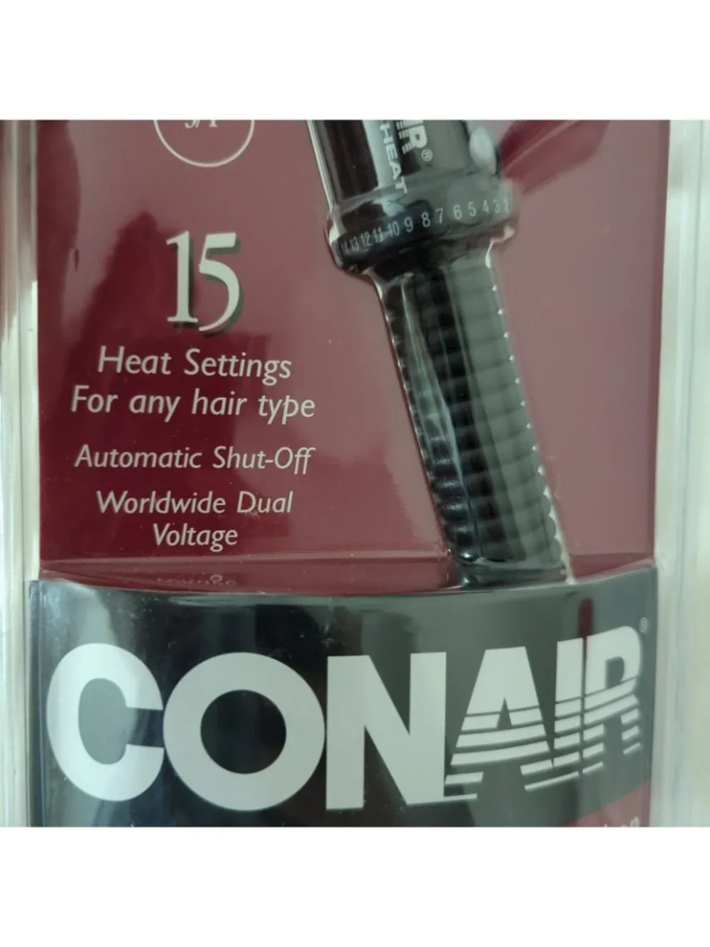Vintage Conair 3/4 inch Instant Heat Curling Iron Model CD81ACS New Sealed-lp